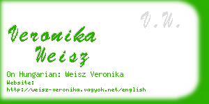 veronika weisz business card